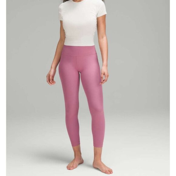 Lululemon Pants - Lululemon Align Ribbed High-Rise Pant 25" Velvet Dust Size 6